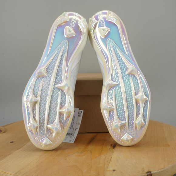 Mens 5.5 / Womens 6.5 adidas Adizero Electric Speed‎ Football Cleats Juice White main image 5